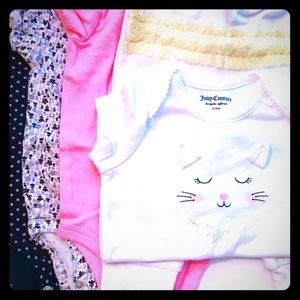 Juicy Couture baby set w/ bundle onesies